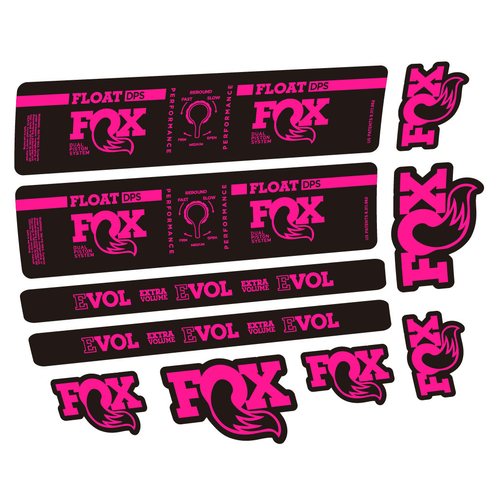 Stickers Fox Float DPS Performance compatibles - Autocollants amortisseur VTT