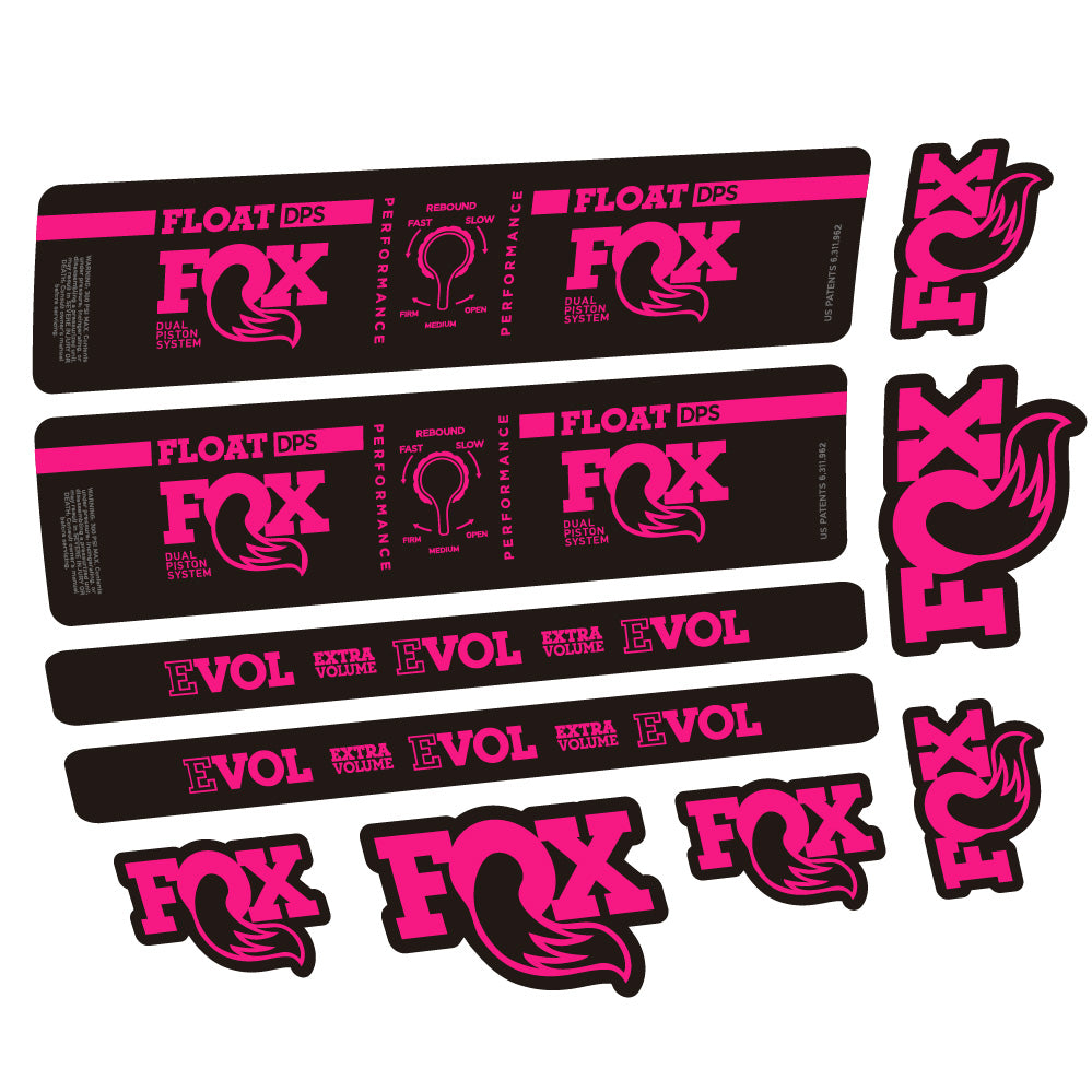 Stickers Fox Float DPS Performance compatibles Autocollants amortisseur