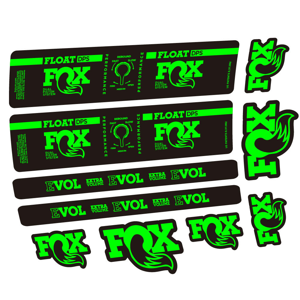 Stickers Fox Float DPS Performance compatibles Autocollants amortisseur