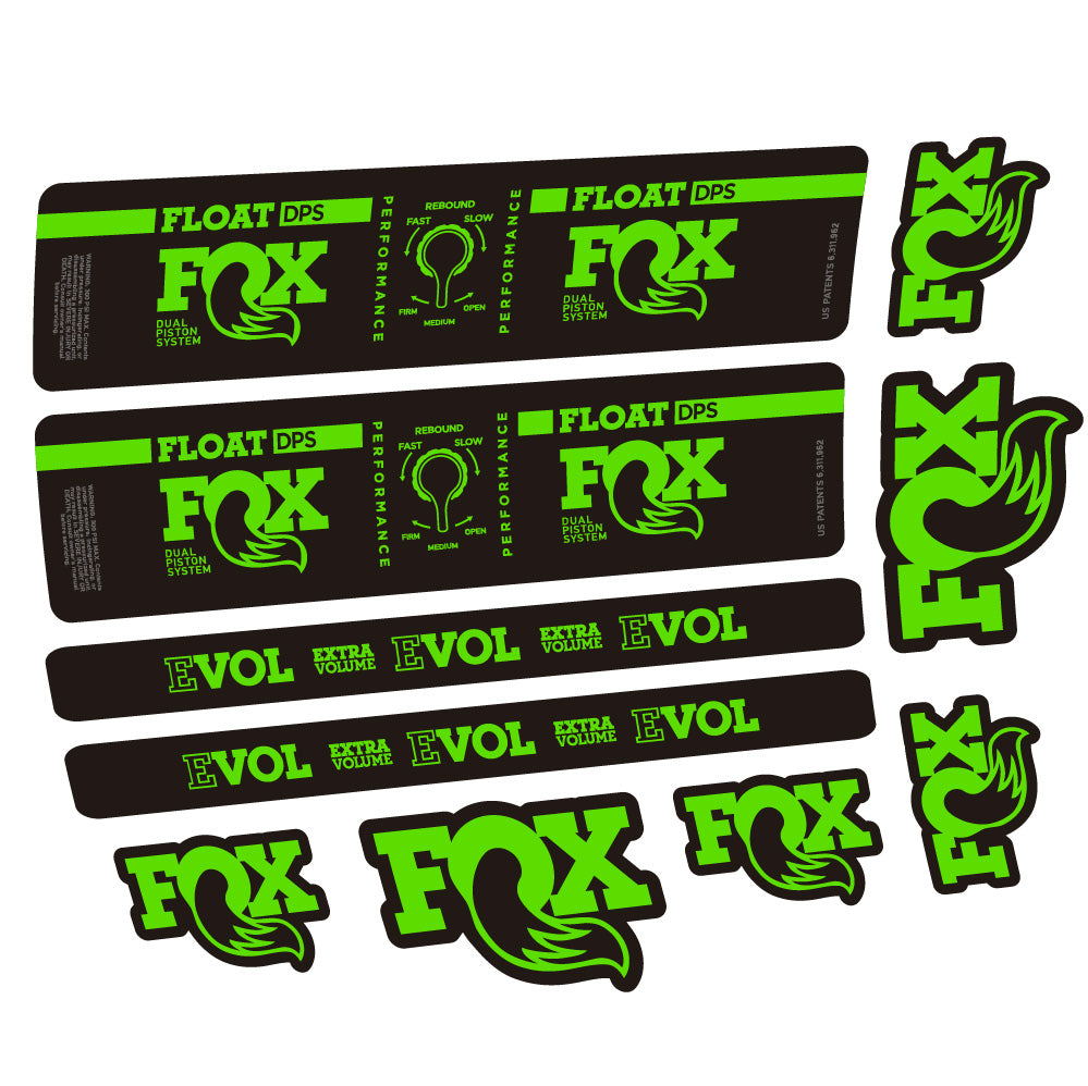 Stickers Fox Float DPS Performance compatibles - Autocollants amortisseur VTT