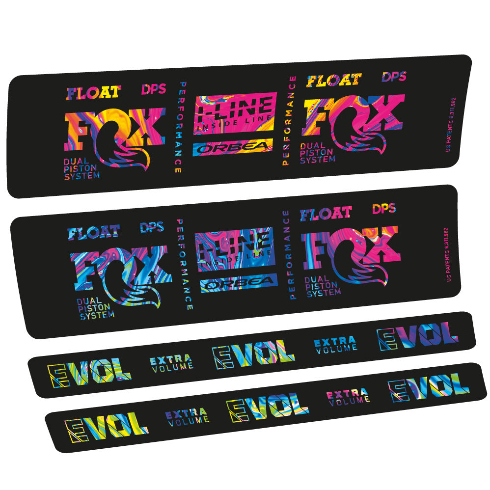 Stickers Fox Float DPS Performance I Line compatibles Autocollants amortisseur