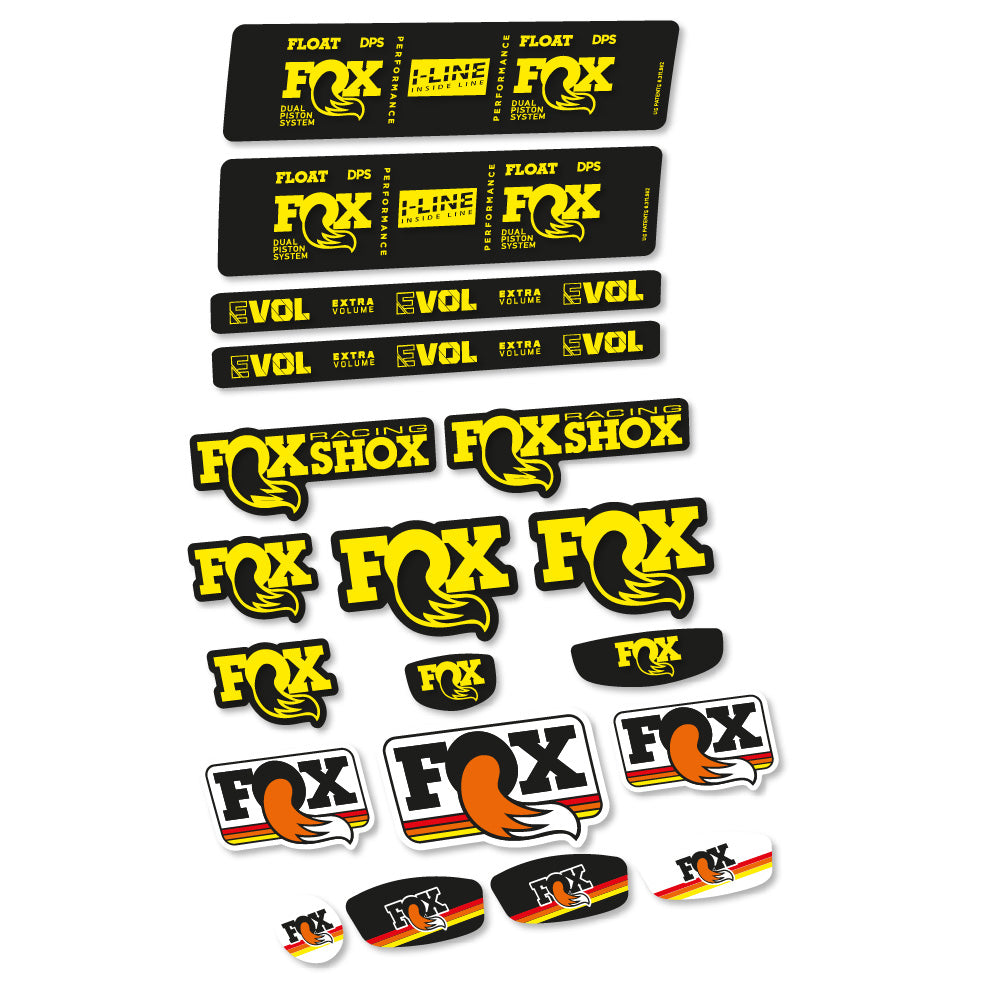 Stickers Fox Float DPS Performance I Line compatibles Autocollants amortisseur