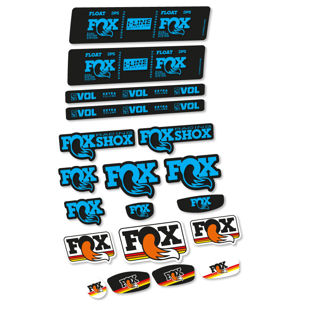 Stickers Fox Float DPS Performance I Line compatibles - Autocollants amortisseur VTT