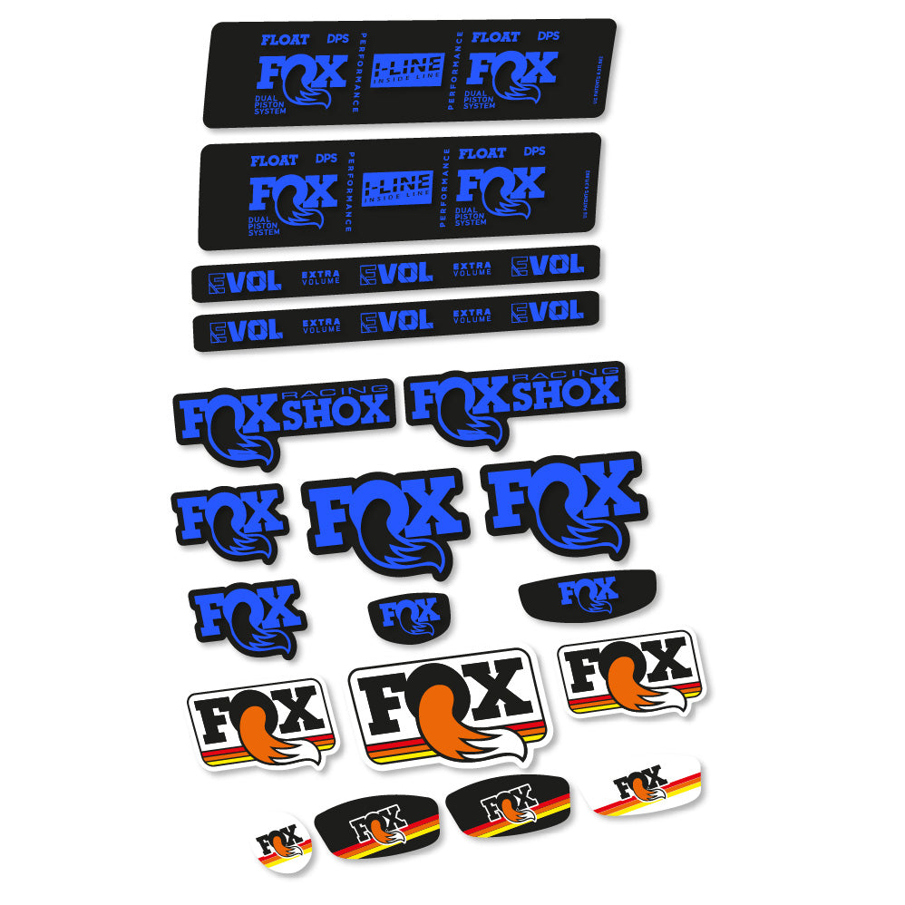 Stickers Fox Float DPS Performance I Line compatibles - Autocollants amortisseur VTT