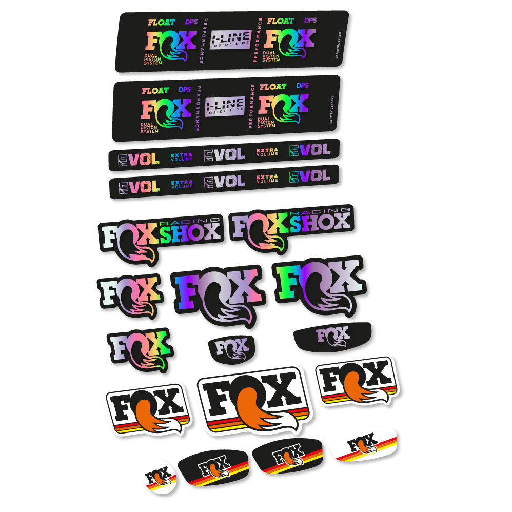 Stickers Fox Float DPS Performance I Line compatibles Autocollants amortisseur