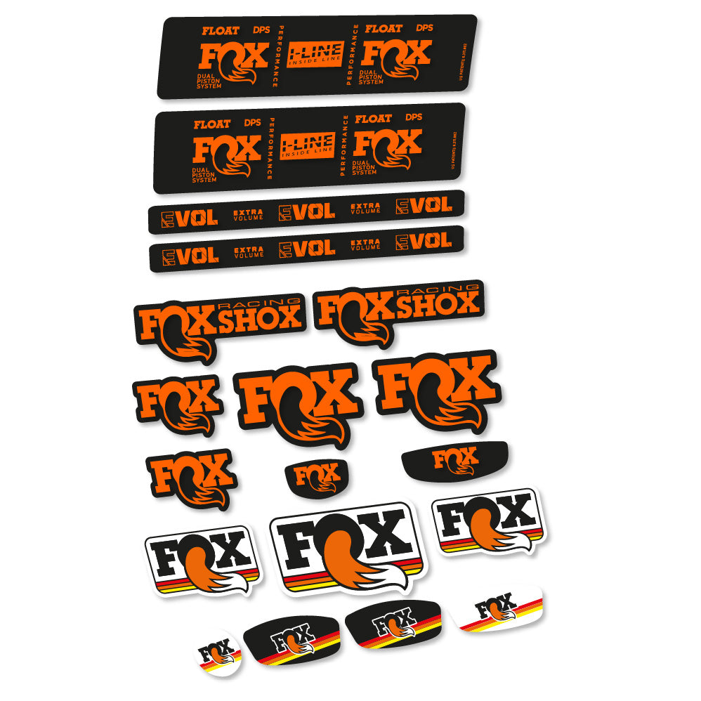 Stickers Fox Float DPS Performance I Line compatibles - Autocollants amortisseur VTT