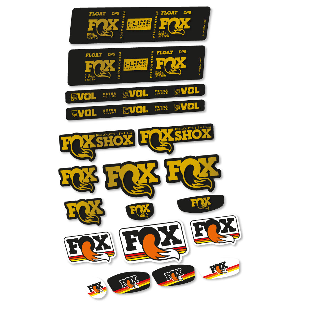 Stickers Fox Float DPS Performance I Line compatibles Autocollants amortisseur