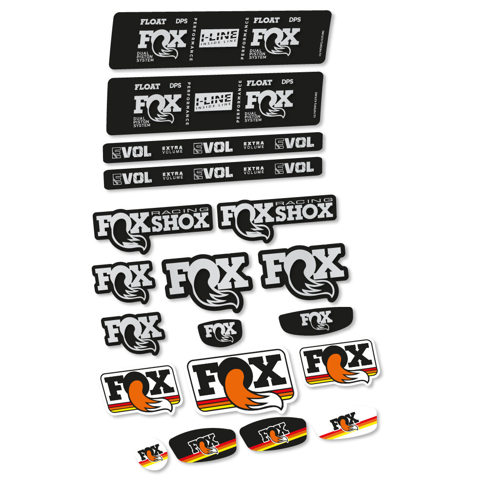Stickers Fox Float DPS Performance I Line compatibles - Autocollants amortisseur VTT