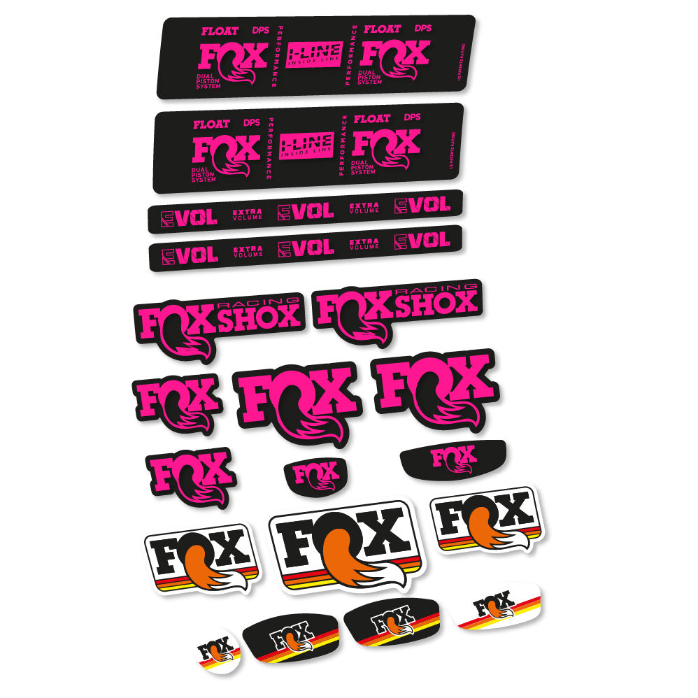 Stickers Fox Float DPS Performance I Line compatibles - Autocollants amortisseur VTT