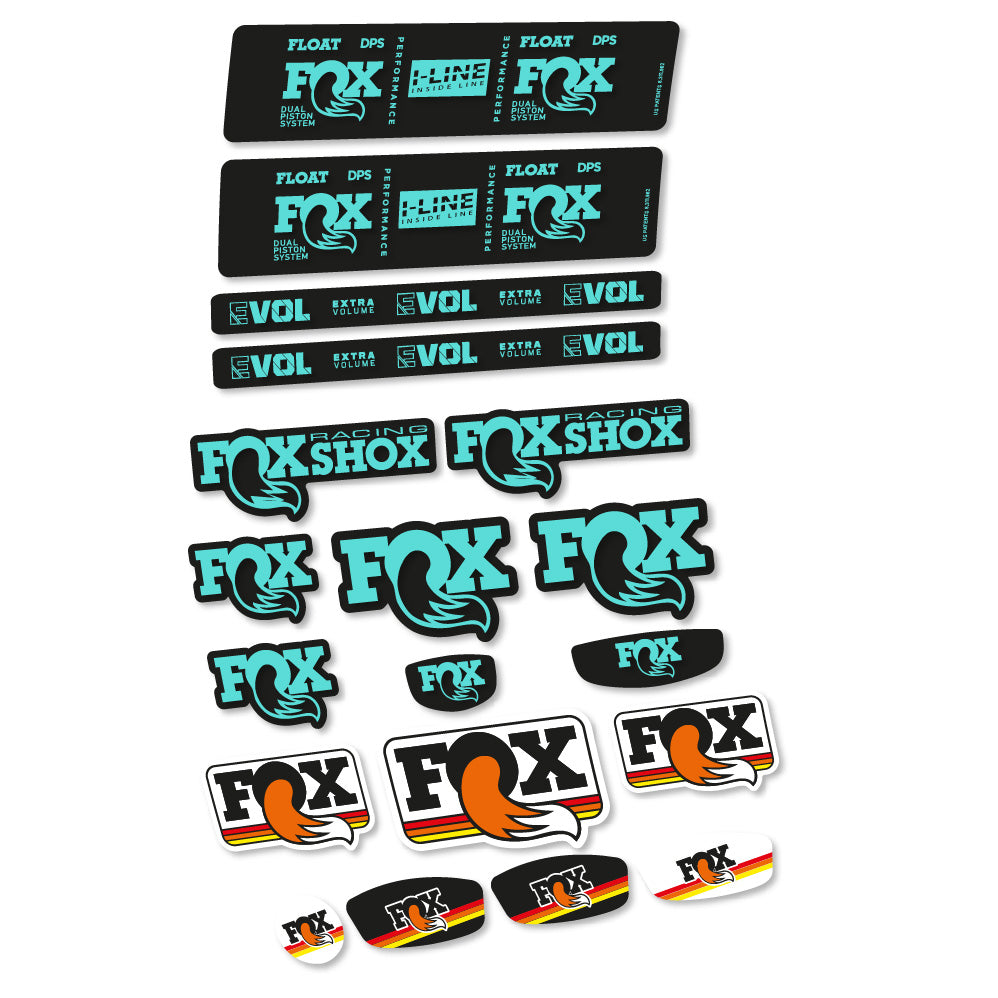 Stickers Fox Float DPS Performance I Line compatibles Autocollants amortisseur