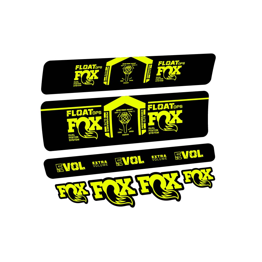 Stickers Fox Float DPS Performance Elite 2021 compatibles Autocollants amortisseur