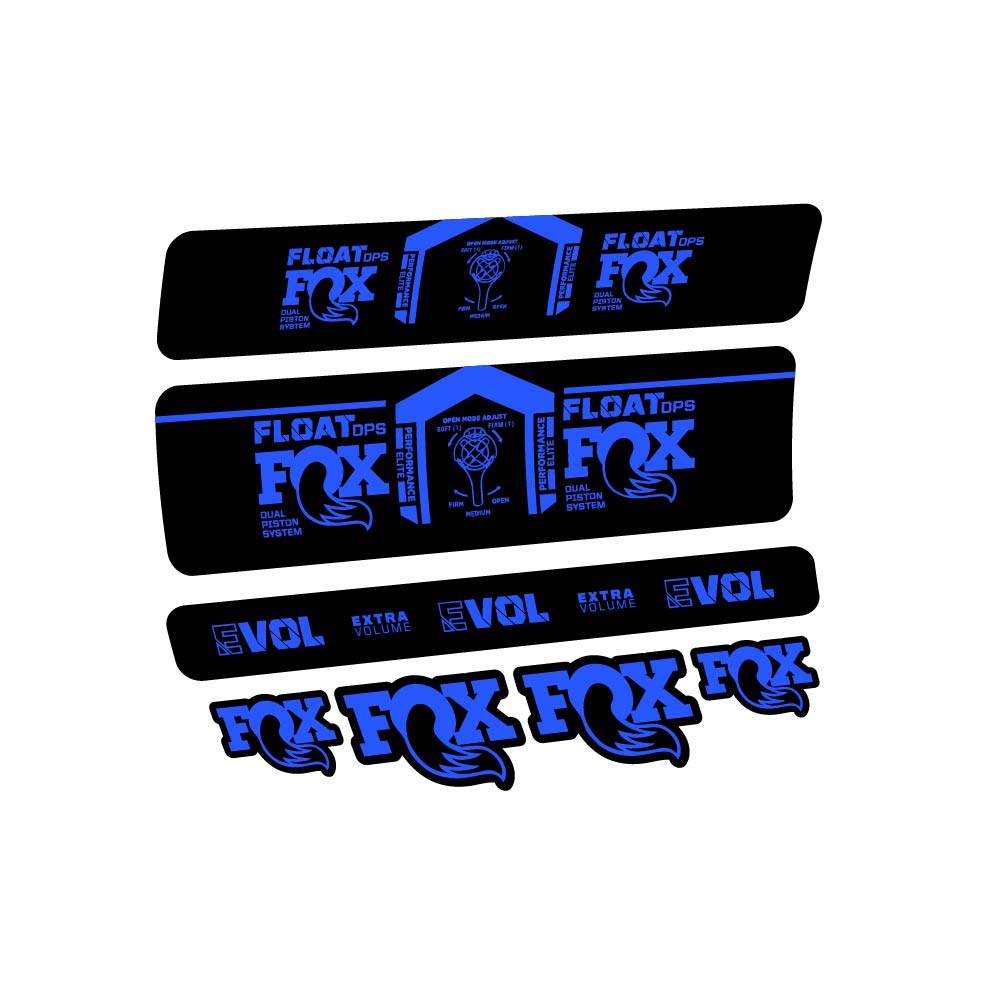 Stickers Fox Float DPS Performance Elite 2021 compatibles Autocollants amortisseur