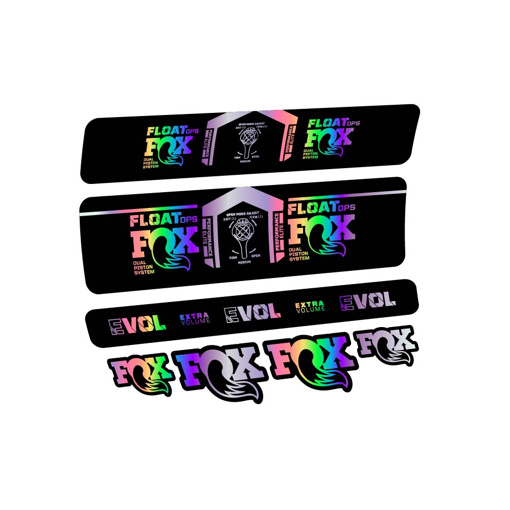 Stickers Fox Float DPS Performance Elite 2021 compatibles Autocollants amortisseur