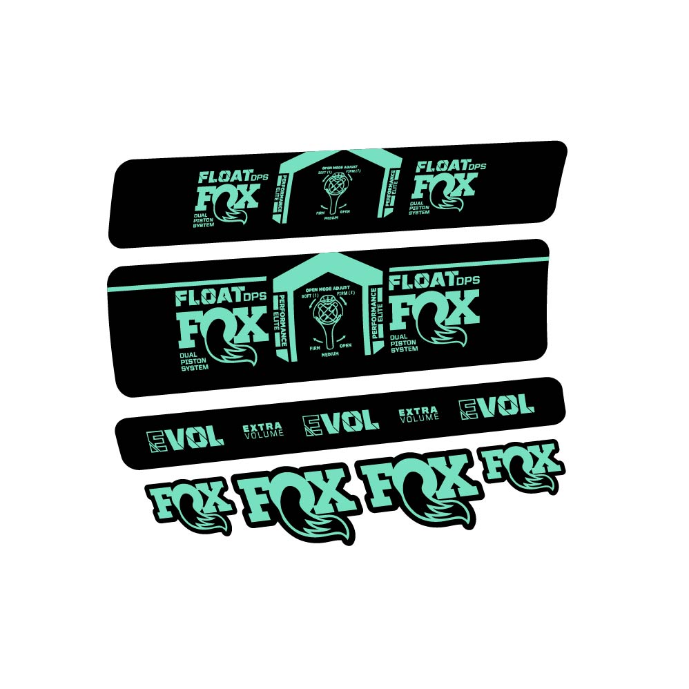 Stickers Fox Float DPS Performance Elite 2021 compatibles Autocollants amortisseur