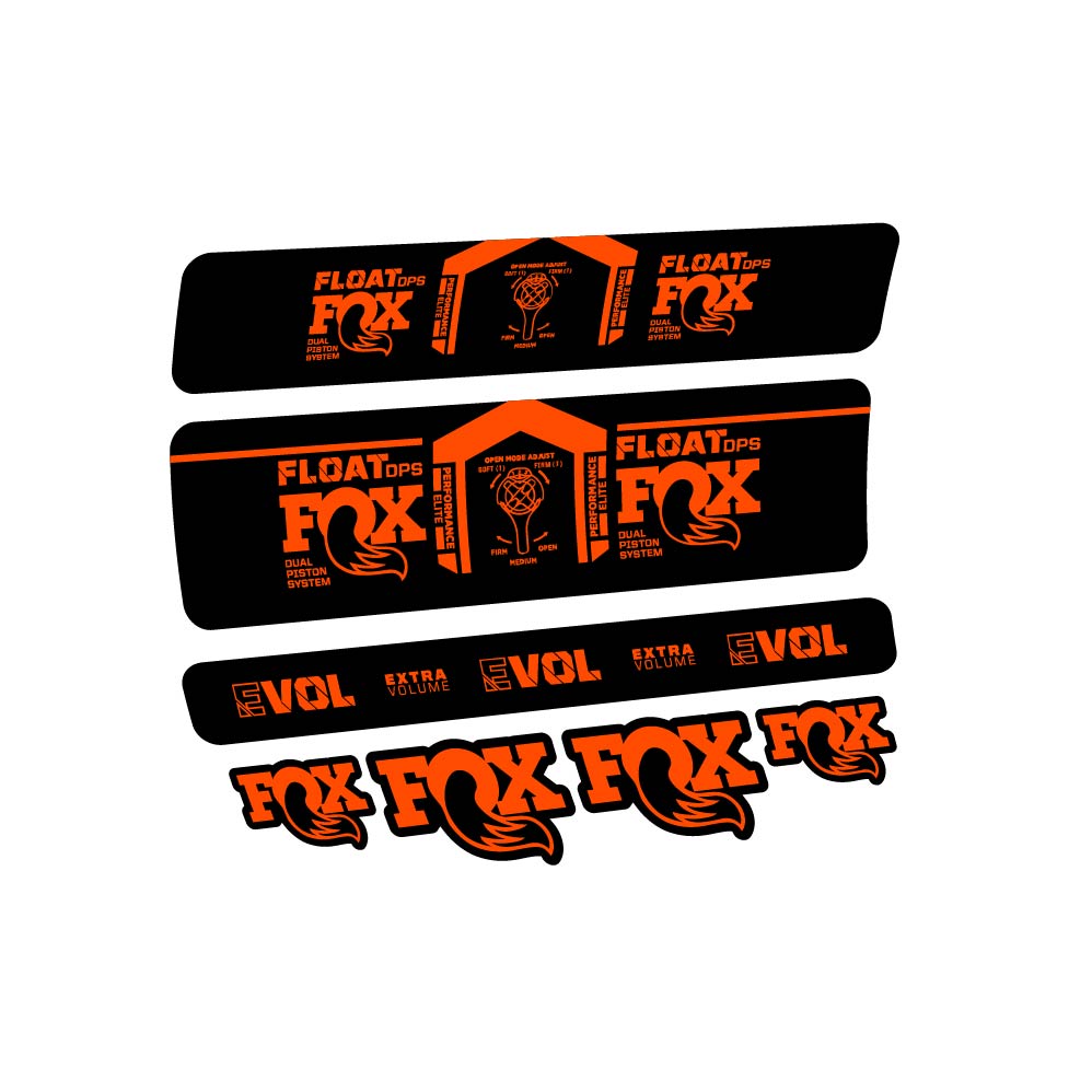 Stickers Fox Float DPS Performance Elite 2021 compatibles Autocollants amortisseur