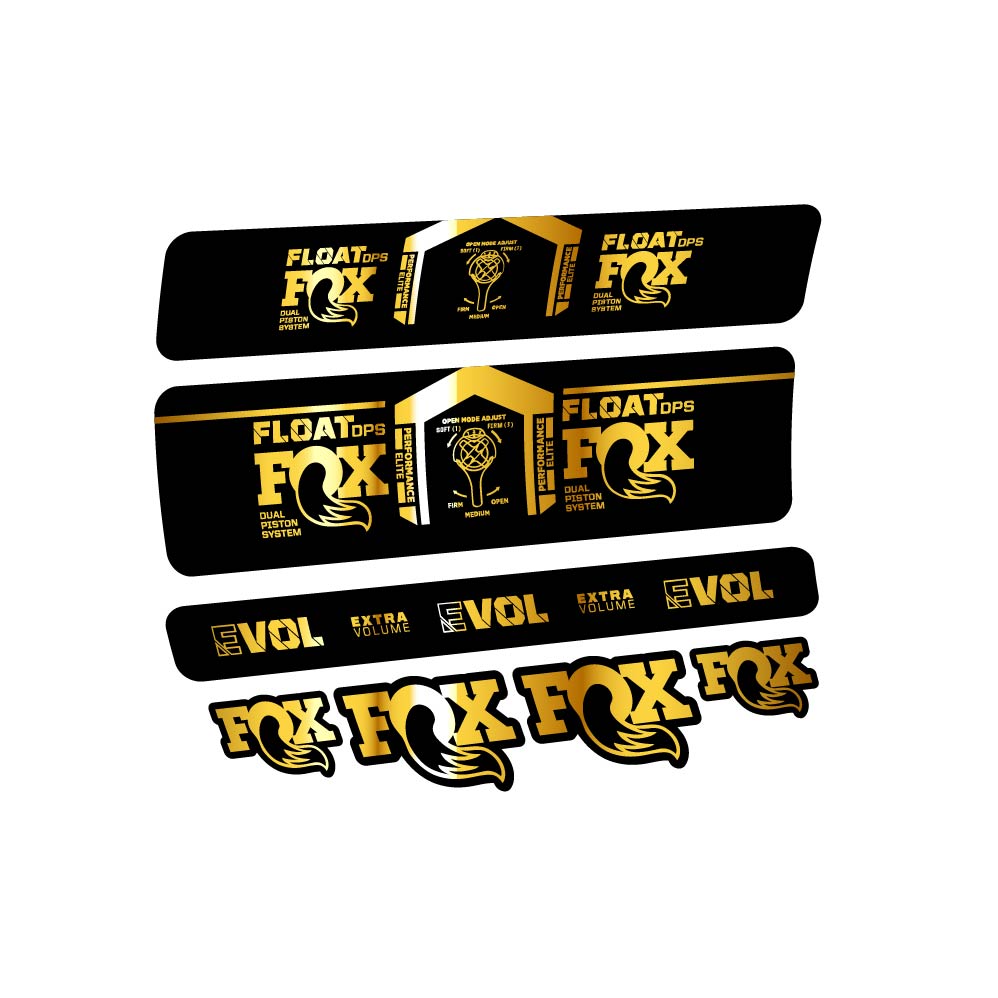 Stickers Fox Float DPS Performance Elite 2021 compatibles Autocollants amortisseur