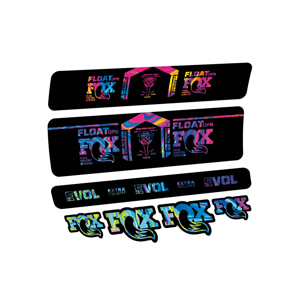 Stickers Fox Float DPS Performance Elite 2021 compatibles Autocollants amortisseur