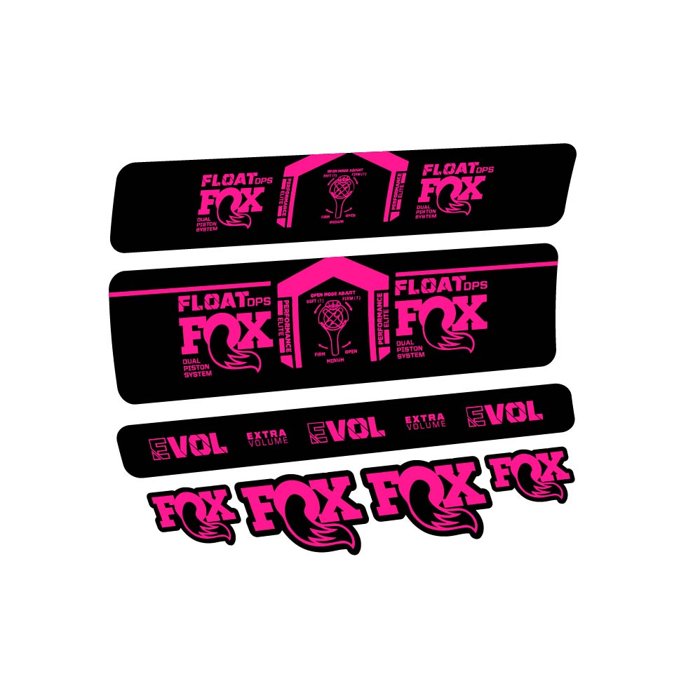 Stickers Fox Float DPS Performance Elite 2021 compatibles Autocollants amortisseur