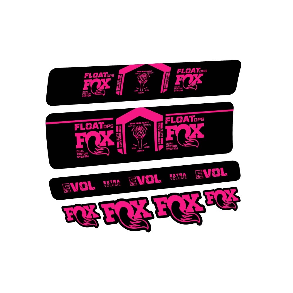 Stickers Fox Float DPS Performance Elite 2021 compatibles Autocollants amortisseur