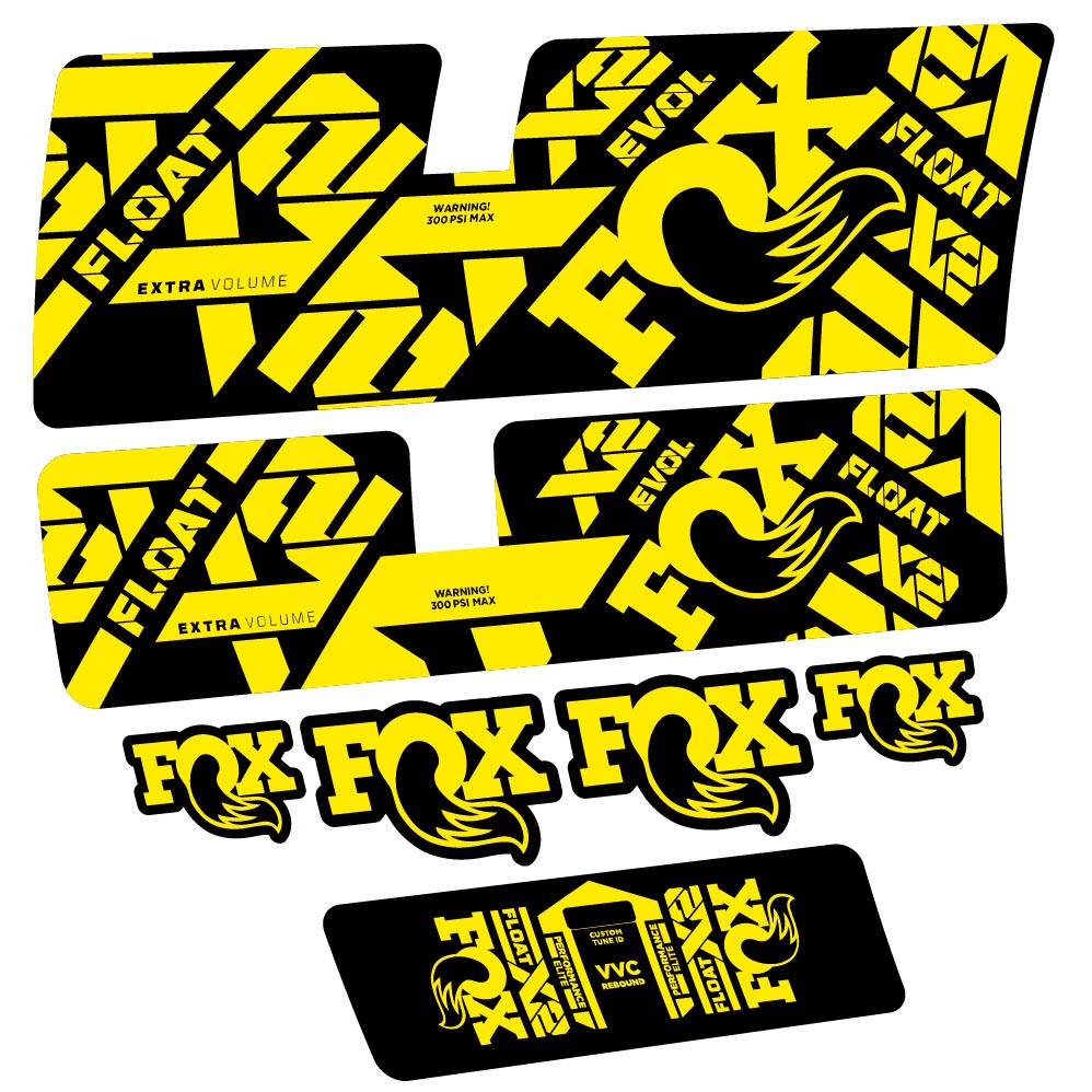 Stickers Fox Float X2 Performance Elite 2021 compatibles Autocollants amortisseur