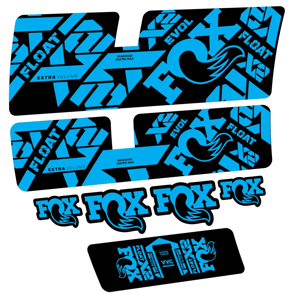 Stickers Fox Float X2 Performance Elite 2021 compatibles Autocollants amortisseur