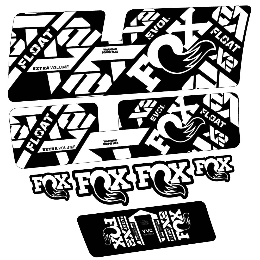 Stickers Fox Float X2 Performance Elite 2021 compatibles Autocollants amortisseur