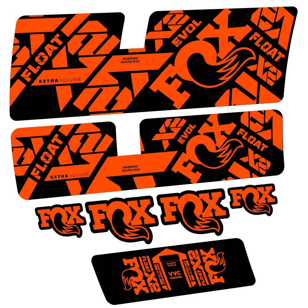 Stickers Fox Float X2 Performance Elite 2021 compatibles Autocollants amortisseur