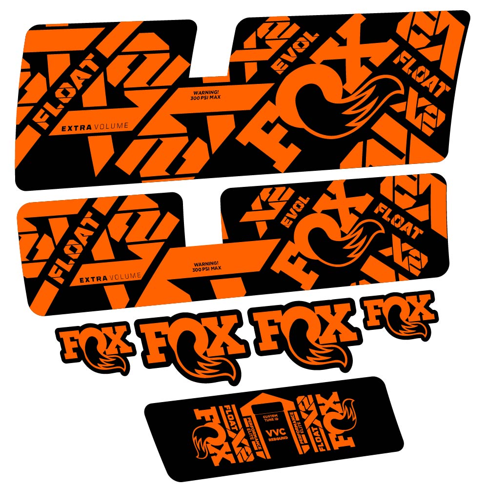 Stickers Fox Float X2 Performance Elite 2021 compatibles Autocollants amortisseur