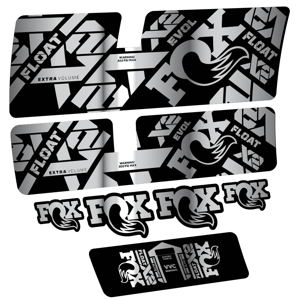 Stickers Fox Float X2 Performance Elite 2021 compatibles Autocollants amortisseur