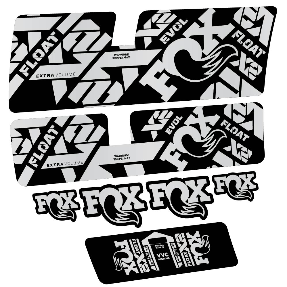 Stickers Fox Float X2 Performance Elite 2021 compatibles Autocollants amortisseur