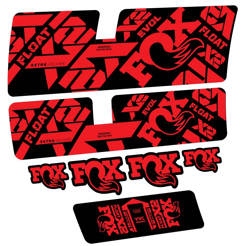 Stickers Fox Float X2 Performance Elite 2021 compatibles Autocollants amortisseur