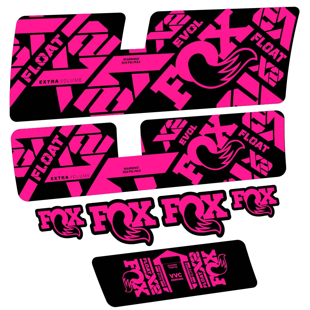 Stickers Fox Float X2 Performance Elite 2021 compatibles Autocollants amortisseur