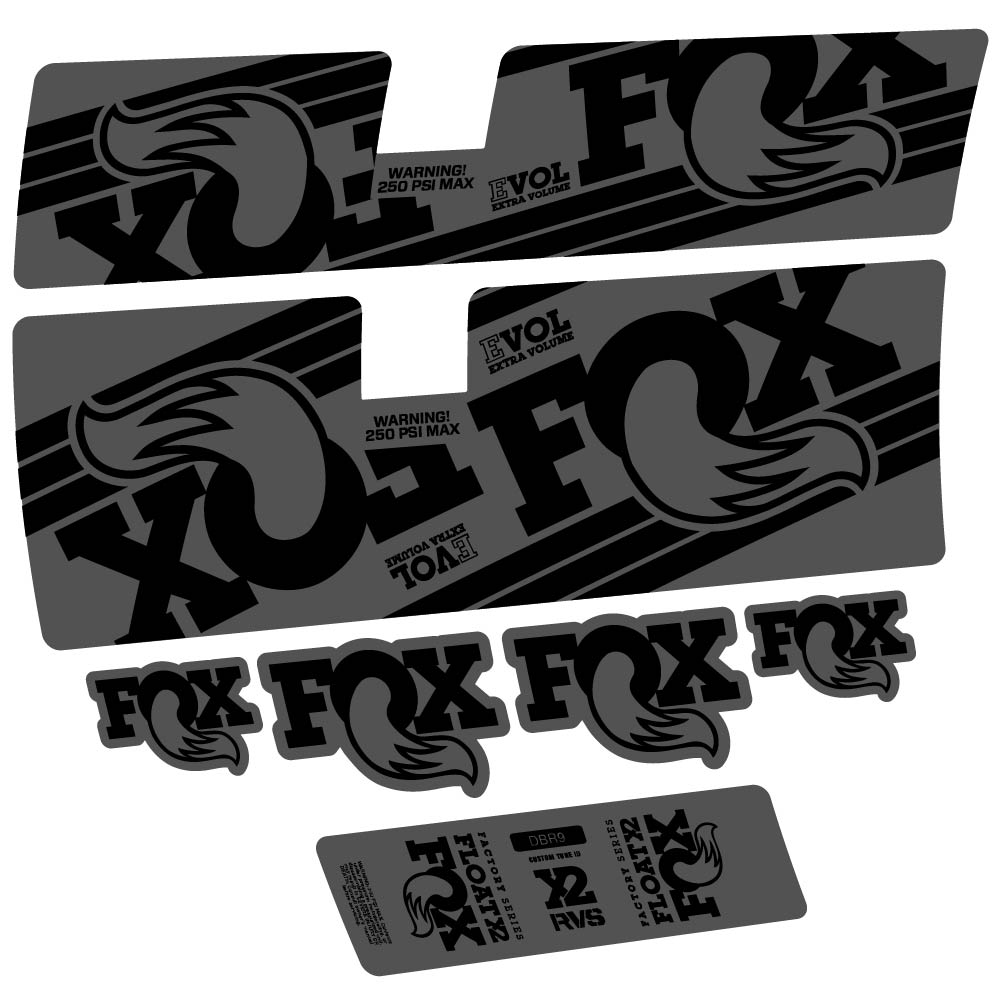 Stickers Fox Float X2 Factory 2016 compatibles Autocollants amortisseur