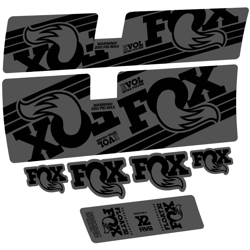 Stickers Fox Float X2 Performance 2016 compatibles Autocollants amortisseur