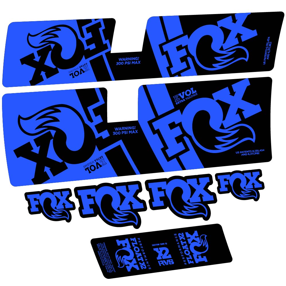 Stickers Fox Float X2 Performance 2019 compatibles Autocollants amortisseur