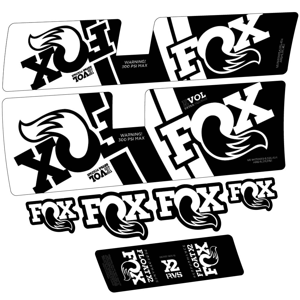 Stickers Fox Float X2 Performance 2019 compatibles Autocollants amortisseur