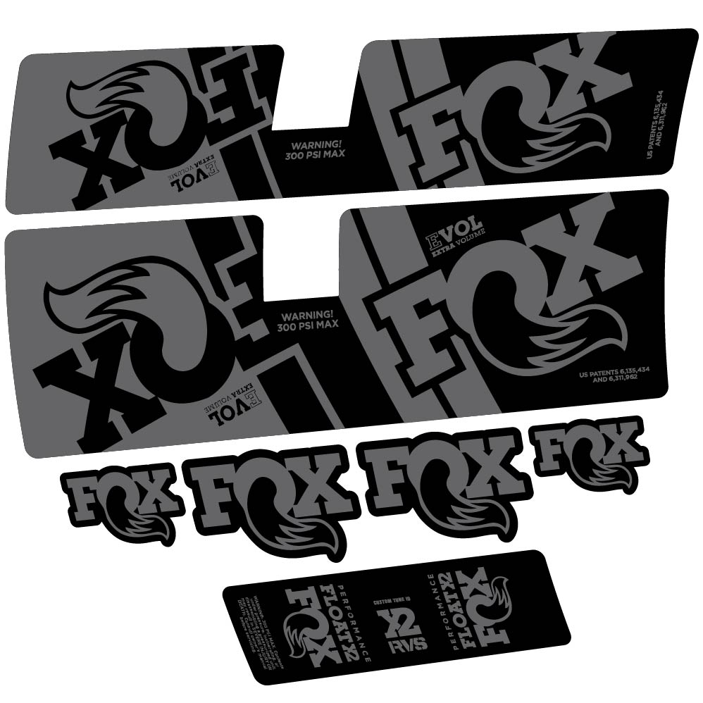 Stickers Fox Float X2 Performance 2019 compatibles Autocollants amortisseur