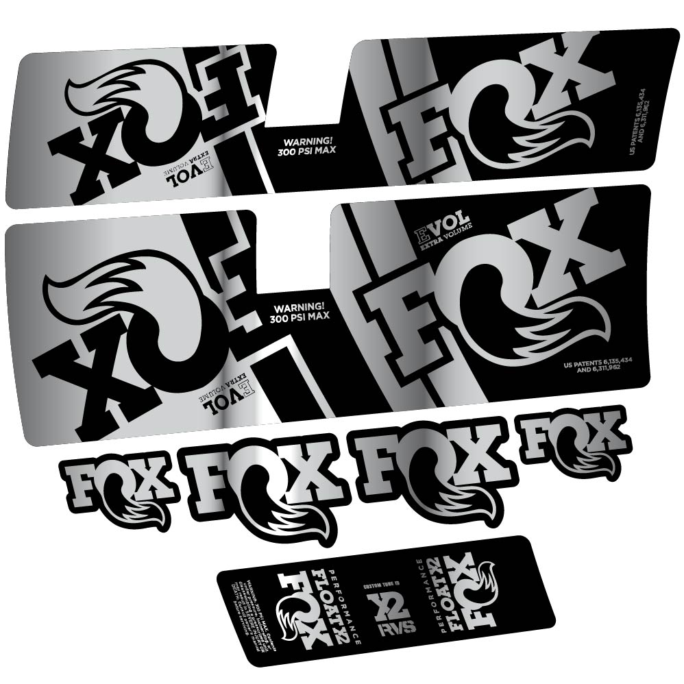 Stickers Fox Float X2 Performance 2019 compatibles Autocollants amortisseur