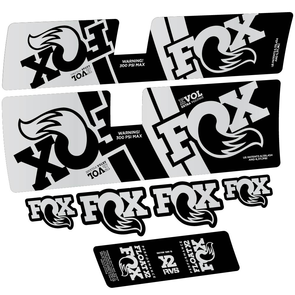 Stickers Fox Float X2 Performance 2019 compatibles Autocollants amortisseur