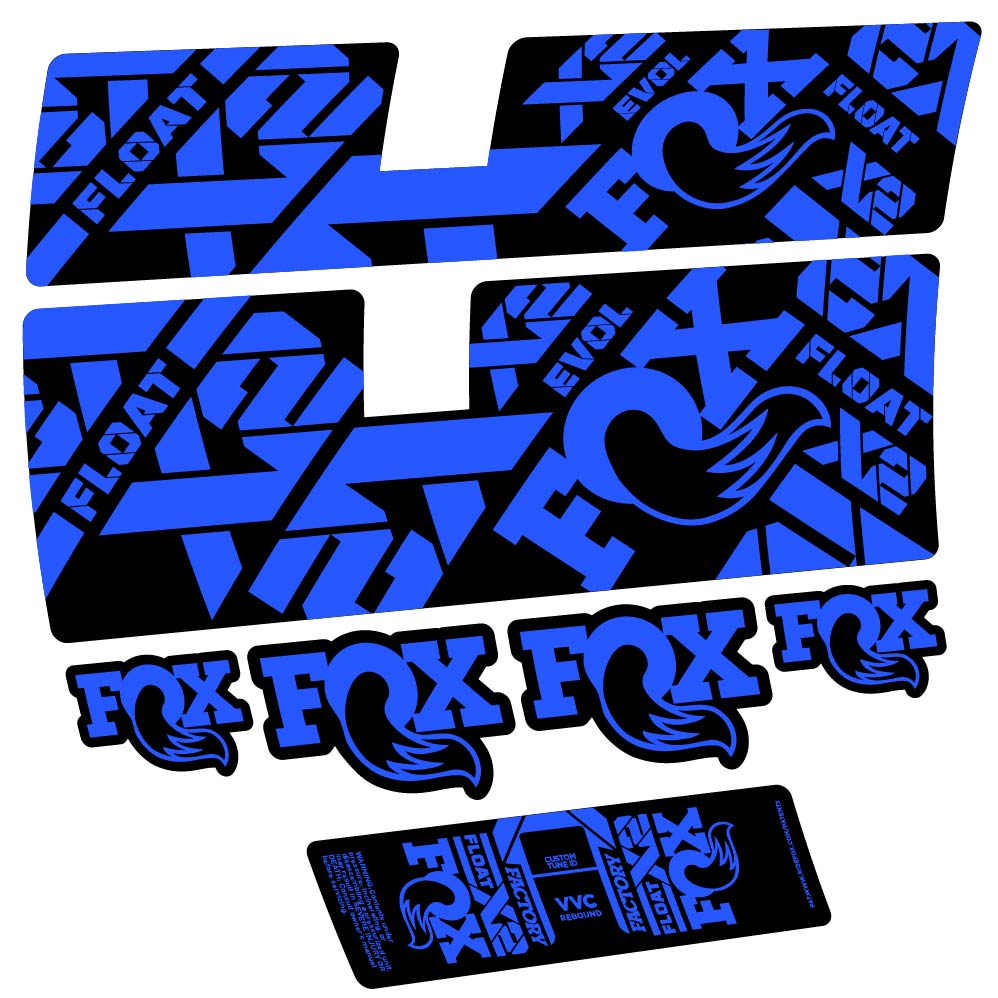 Stickers Fox Float X2 Factory 2021 compatibles Autocollants amortisseur