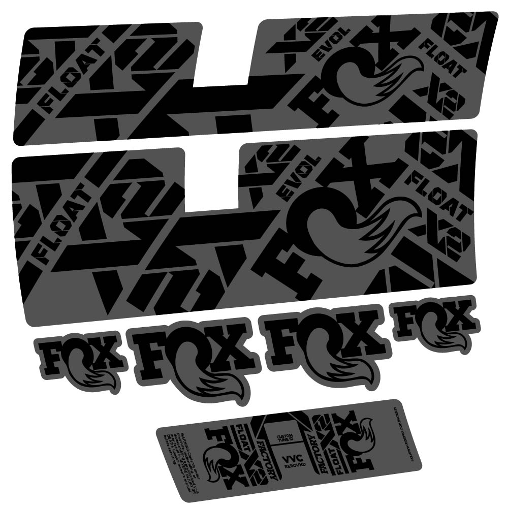 Stickers Fox Float X2 Factory 2021 compatibles Autocollants amortisseur