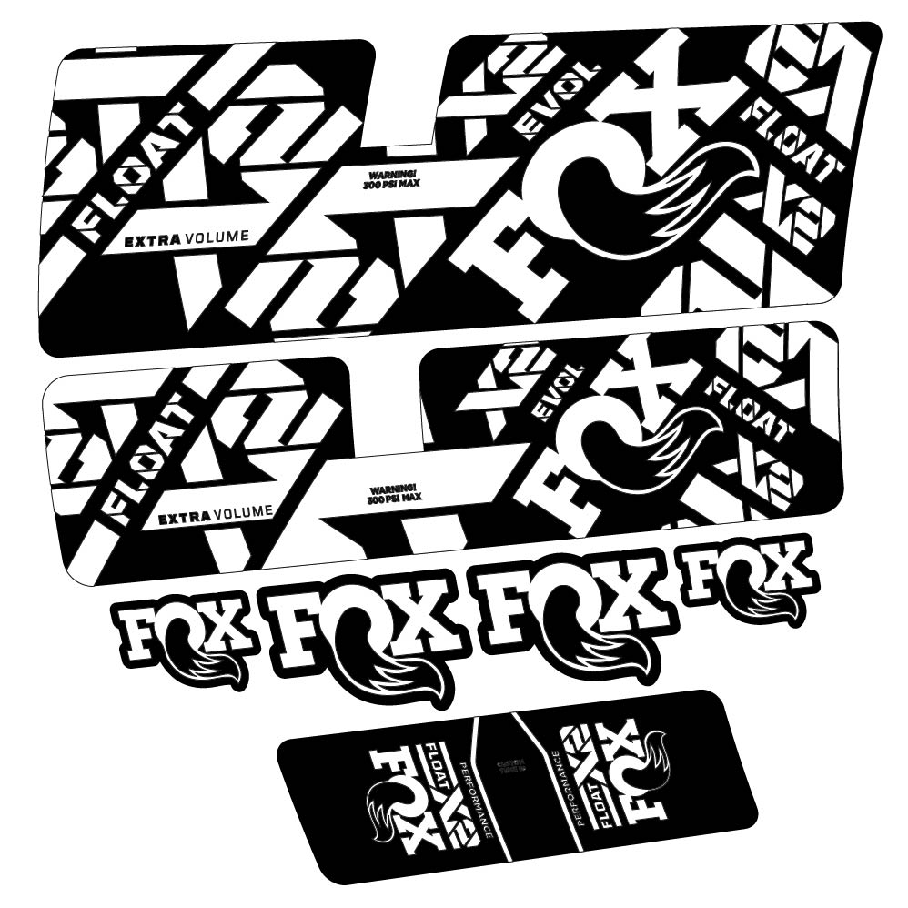 Stickers Fox Float X2 Performance 2021 compatibles Autocollants amortisseur