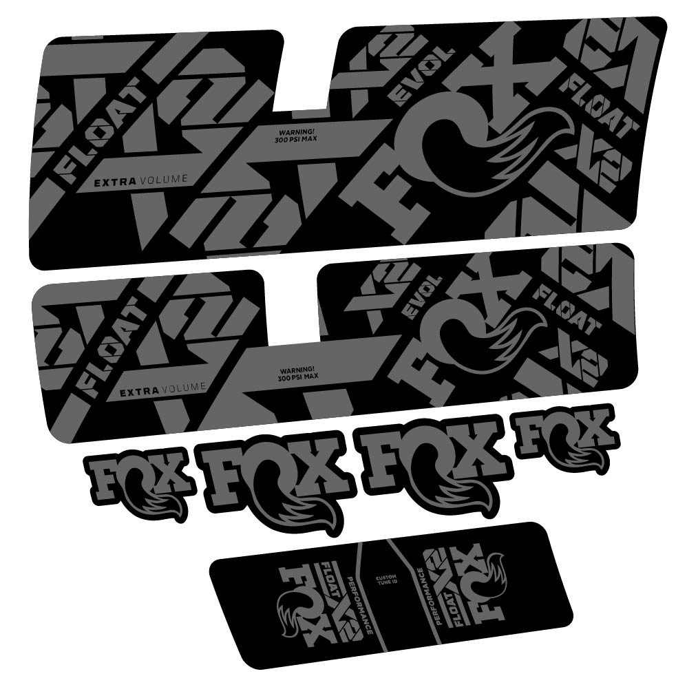 Stickers Fox Float X2 Performance 2021 compatibles Autocollants amortisseur
