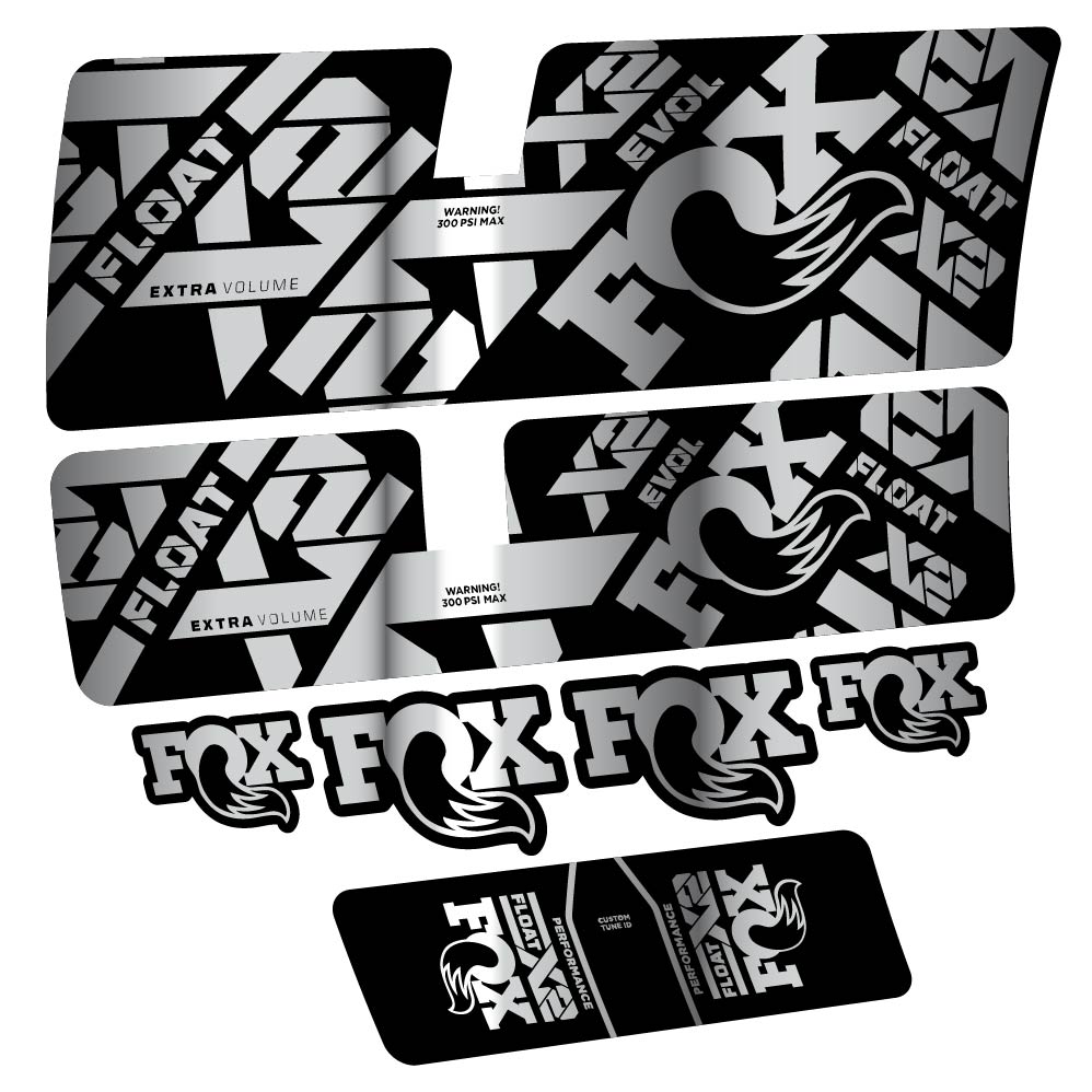Stickers Fox Float X2 Performance 2021 compatibles Autocollants amortisseur