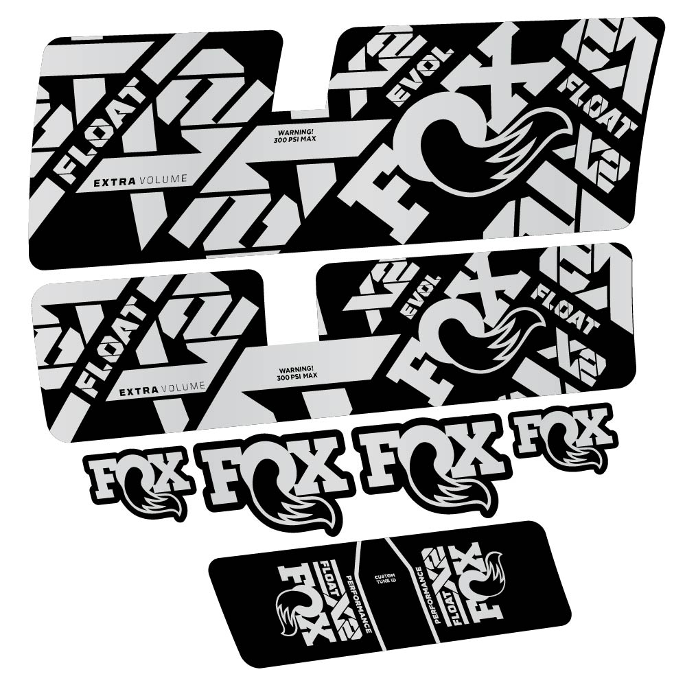 Stickers Fox Float X2 Performance 2021 compatibles Autocollants amortisseur