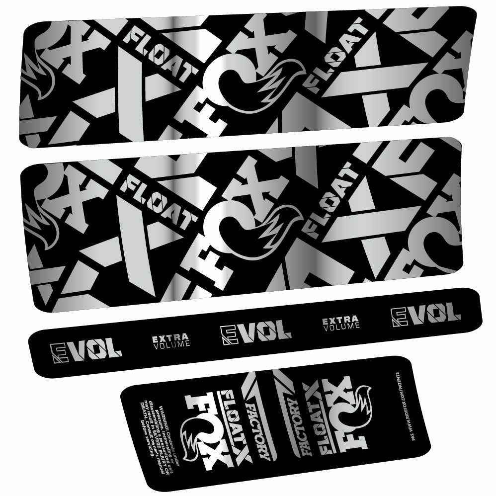Stickers Fox Float X Factory compatibles Autocollants amortisseur