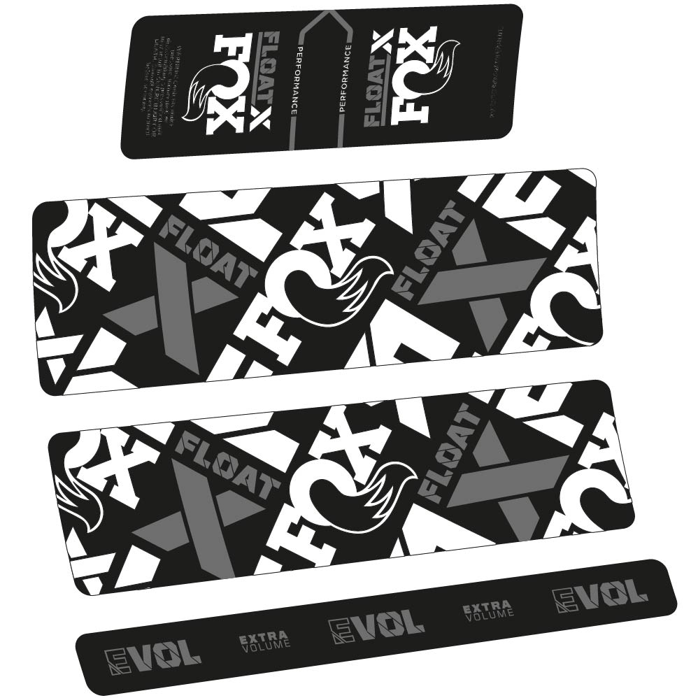 Stickers Fox Float X Performance 2022 compatibles Autocollants amortisseur