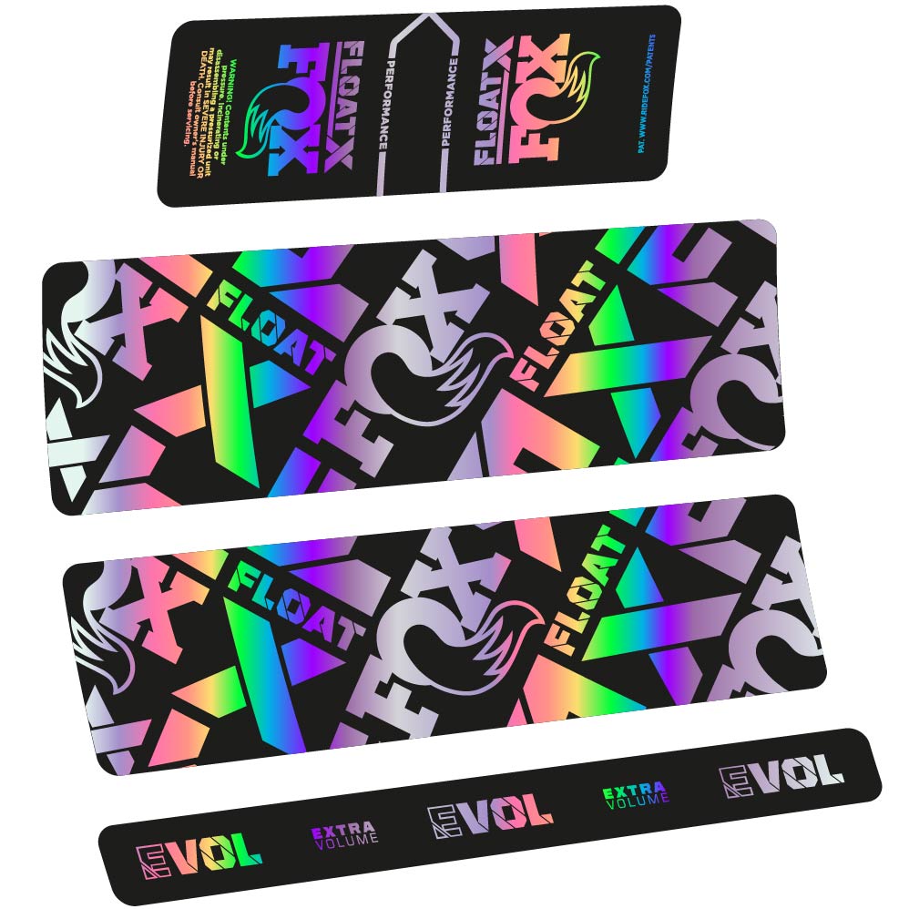 Stickers Fox Float X Performance 2022 compatibles Autocollants amortisseur