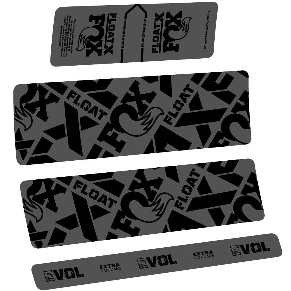 Stickers Fox Float X Performance 2022 compatibles Autocollants amortisseur