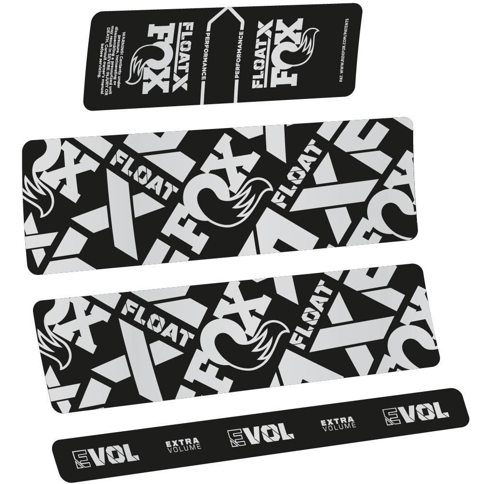 Stickers Fox Float X Performance 2022 compatibles Autocollants amortisseur